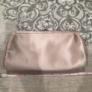 Cream (very light tan) satin evening bag